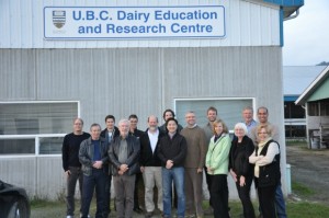 Executive Team Visits UBC Dairy Centre