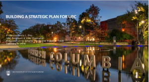Inspire: Building a Strategic Plan for UBC