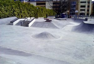 UBC Skatepark (with parking garage in the background)
